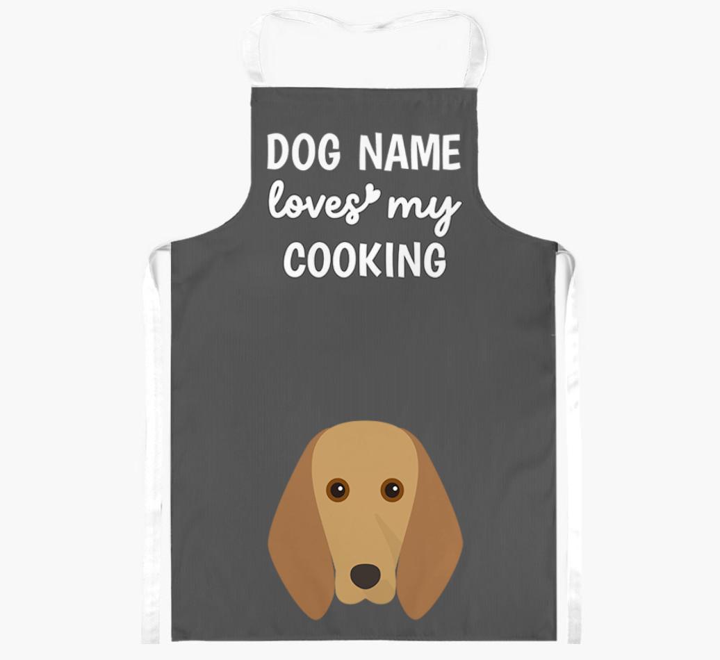 Loves My Cooking: Personalised {breedFullName} Apron