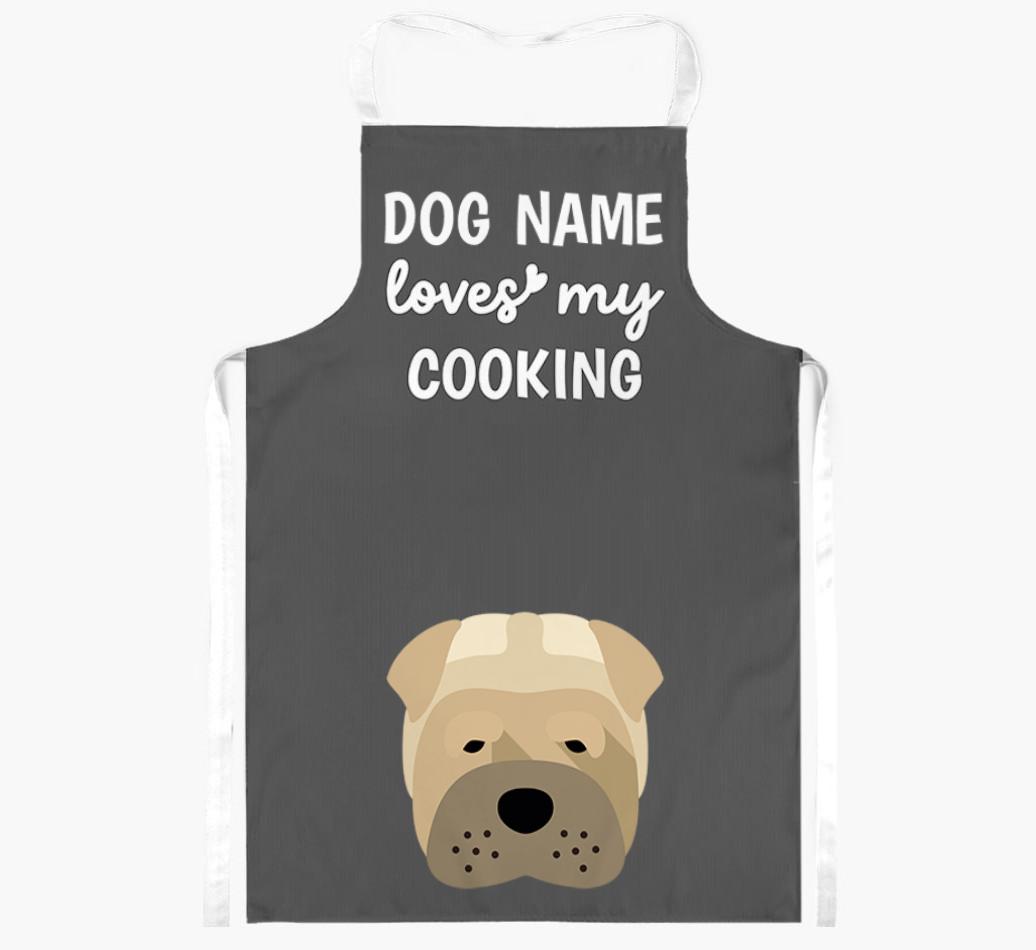 Loves My Cooking: Personalised {breedFullName} Apron