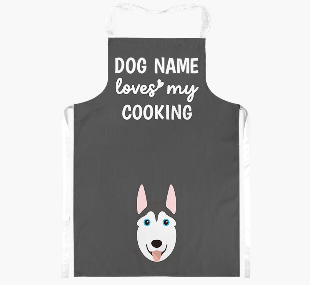 Loves My Cooking: Personalised {breedFullName} Apron