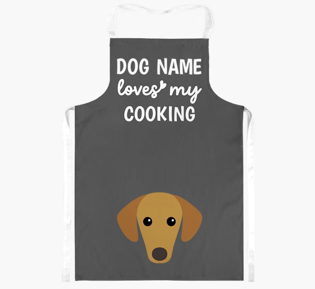 Loves My Cooking: Personalised {breedFullName} Apron