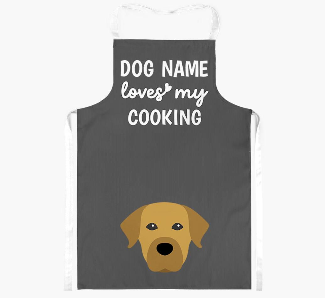 Loves My Cooking: Personalised {breedFullName} Apron