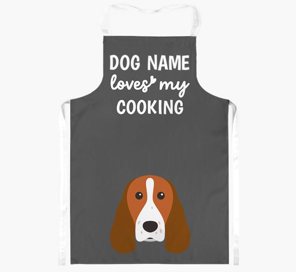 Loves My Cooking: Personalised {breedFullName} Apron