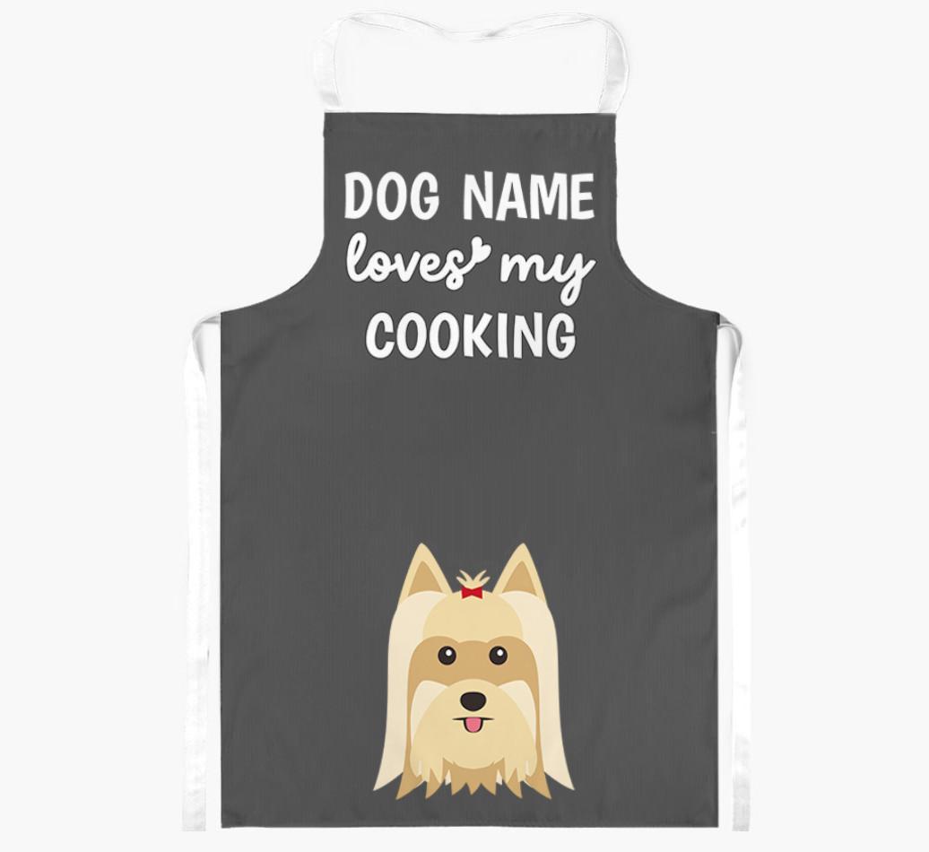 Loves My Cooking: Personalised {breedFullName} Apron