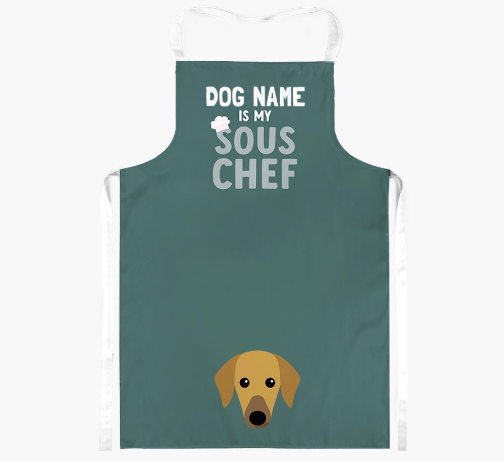 My Sous Chef: Personalized {breedFullName} Apron