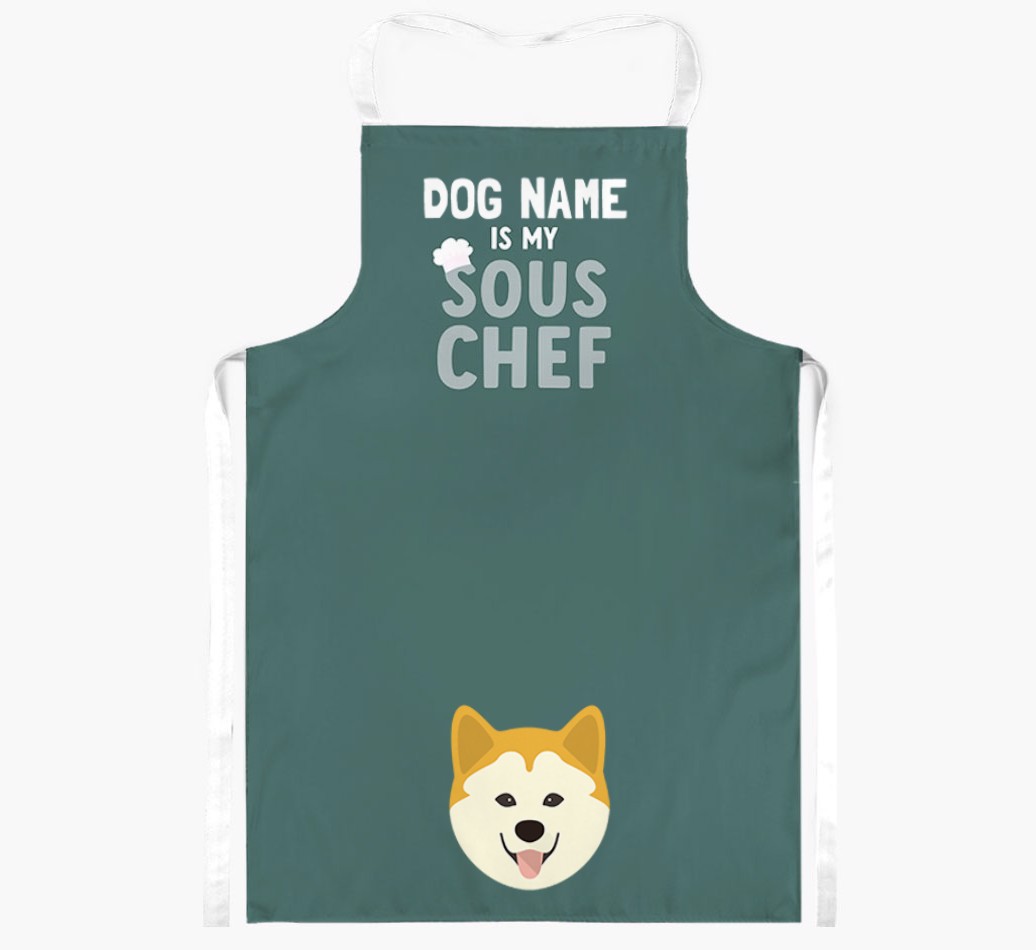 My Sous Chef: Personalised {breedFullName} Apron