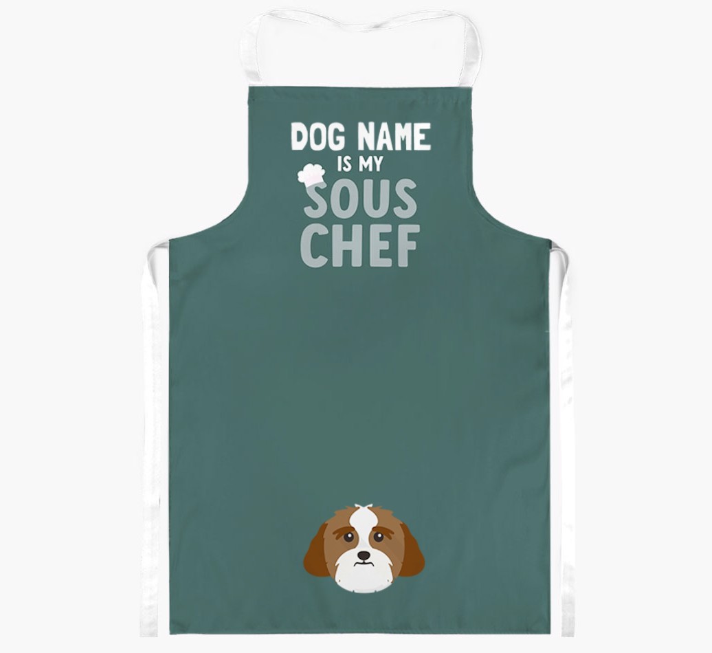 My Sous Chef: Personalised {breedFullName} Apron