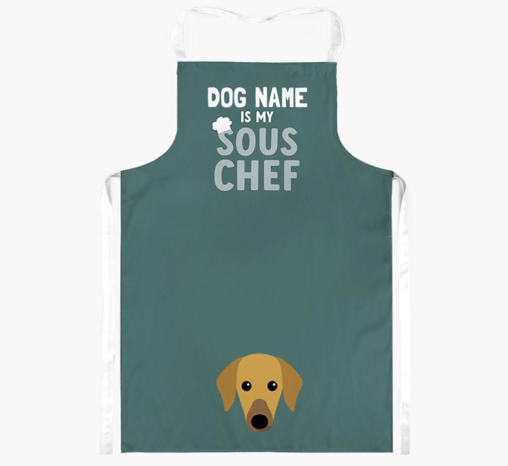 My Sous Chef: Personalized {breedFullName} Apron