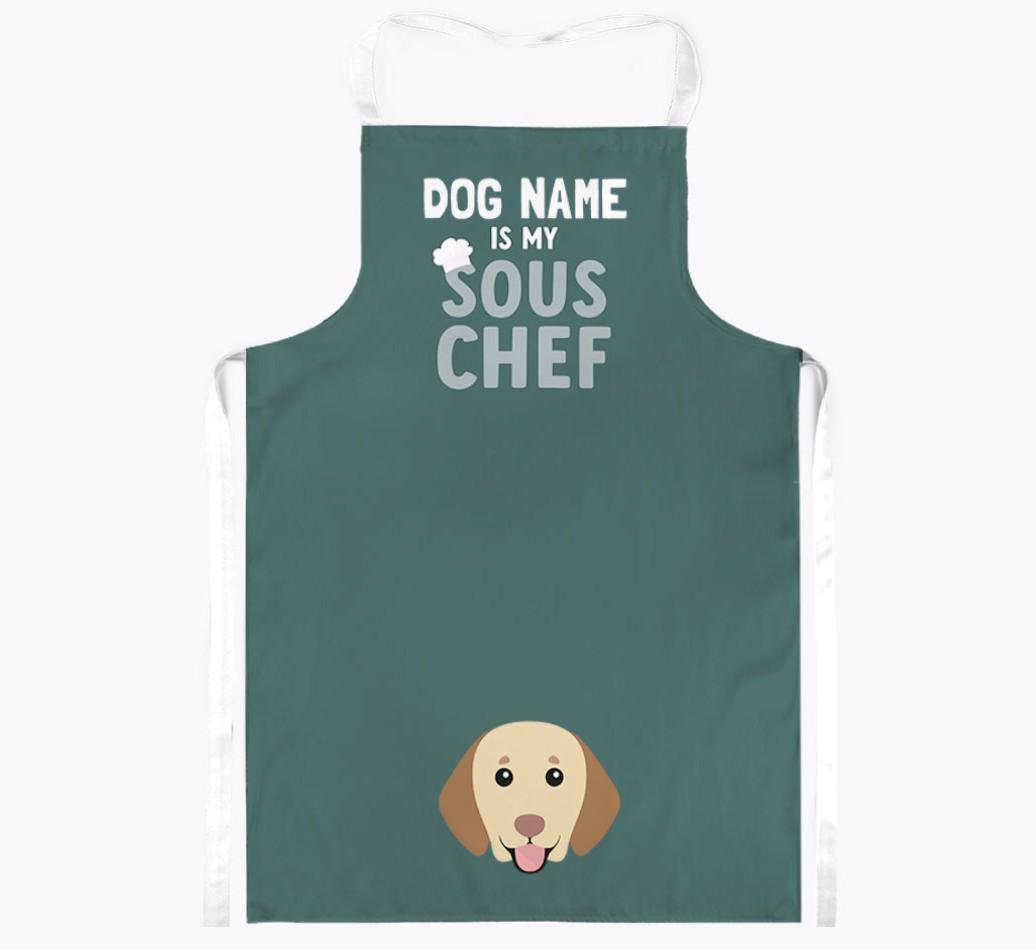 My Sous Chef: Personalized {breedFullName} Apron