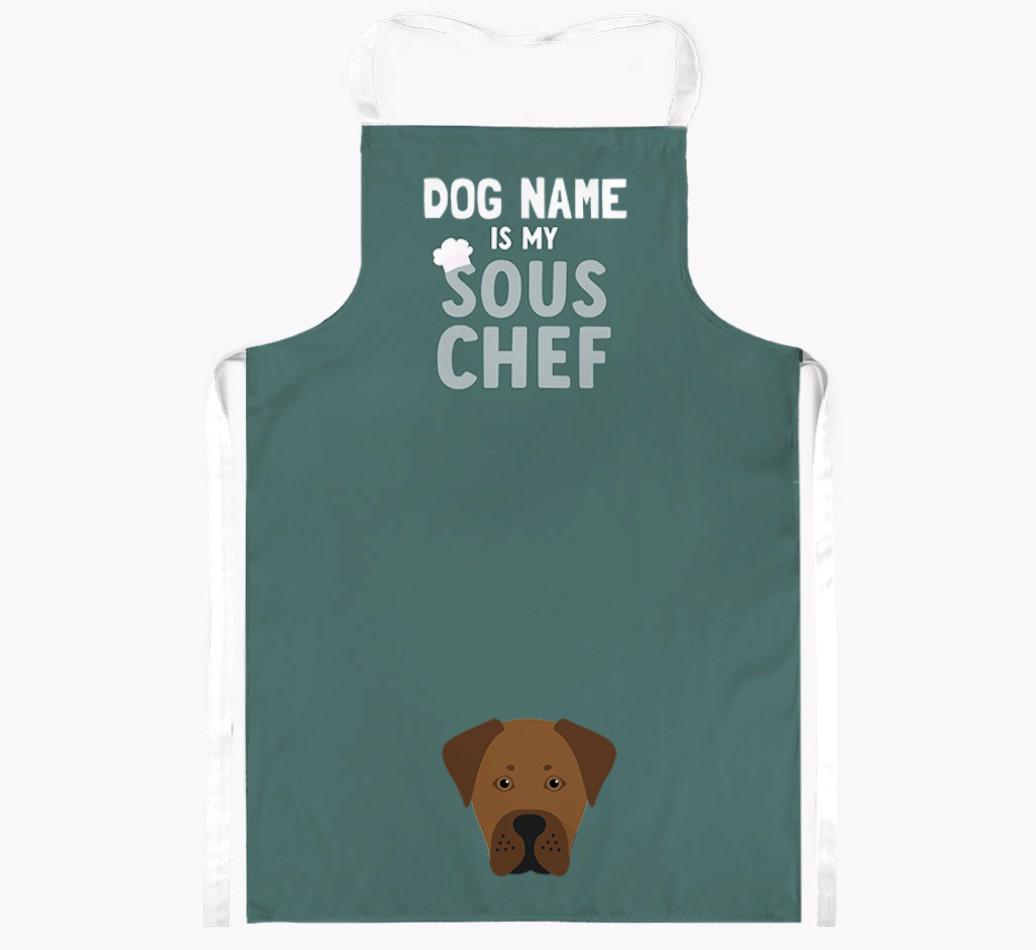 My Sous Chef: Personalized {breedFullName} Apron