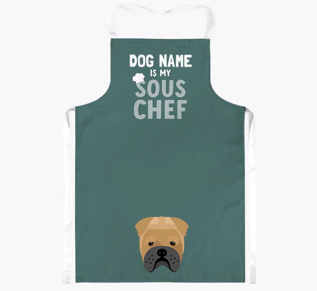 My Sous Chef: Personalized {breedFullName} Apron