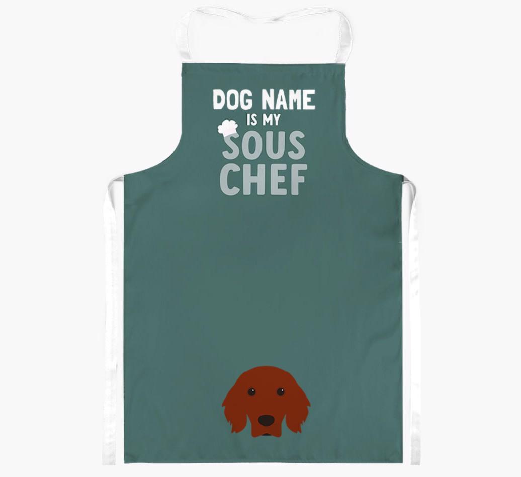 My Sous Chef: Personalized {breedFullName} Apron