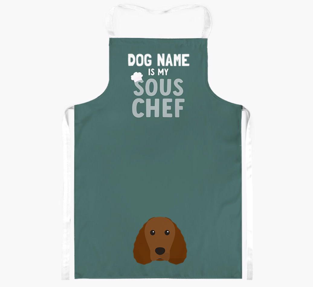 My Sous Chef: Personalized {breedFullName} Apron