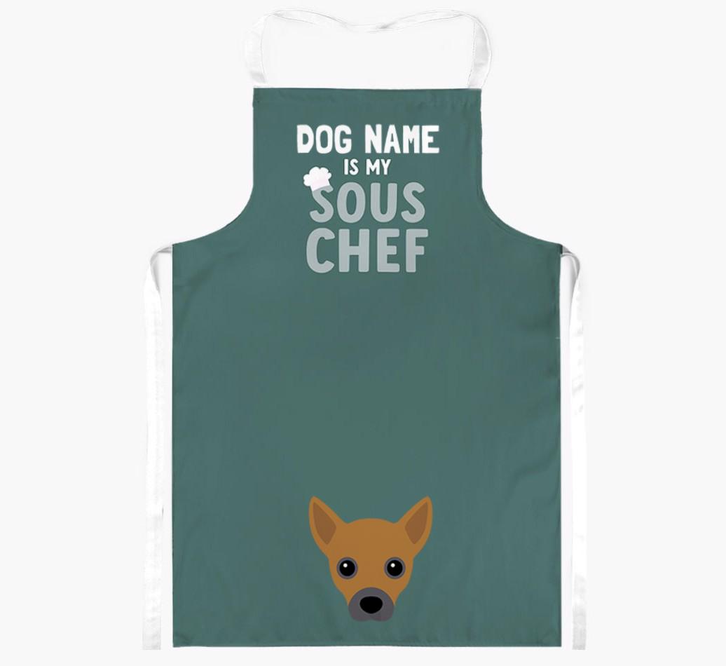 My Sous Chef: Personalized {breedFullName} Apron