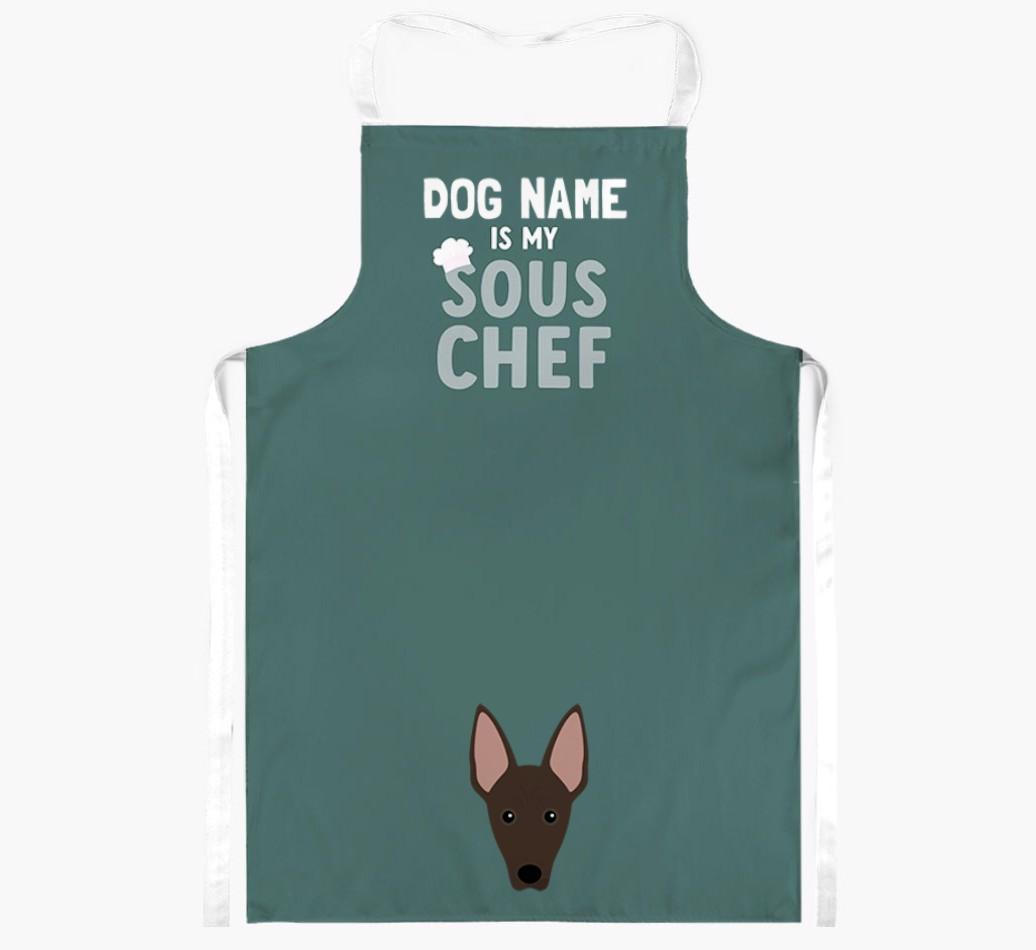 My Sous Chef: Personalized {breedFullName} Apron