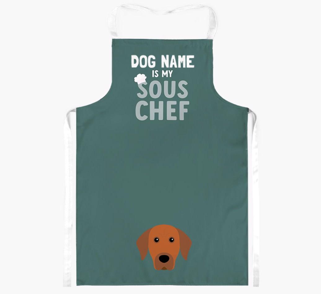 My Sous Chef: Personalized {breedFullName} Apron