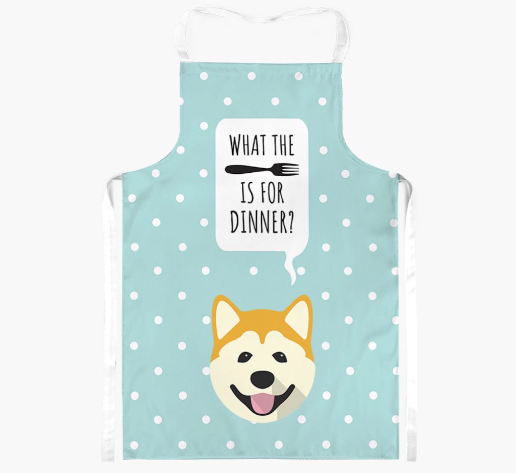 What's for Dinner: Personalised {breedFullName} Apron