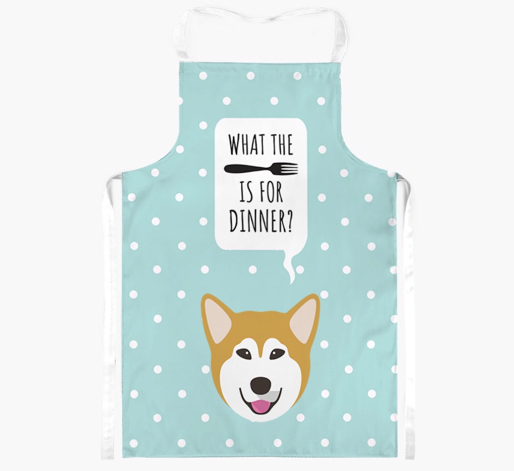 What's for Dinner: Personalised {breedFullName} Apron