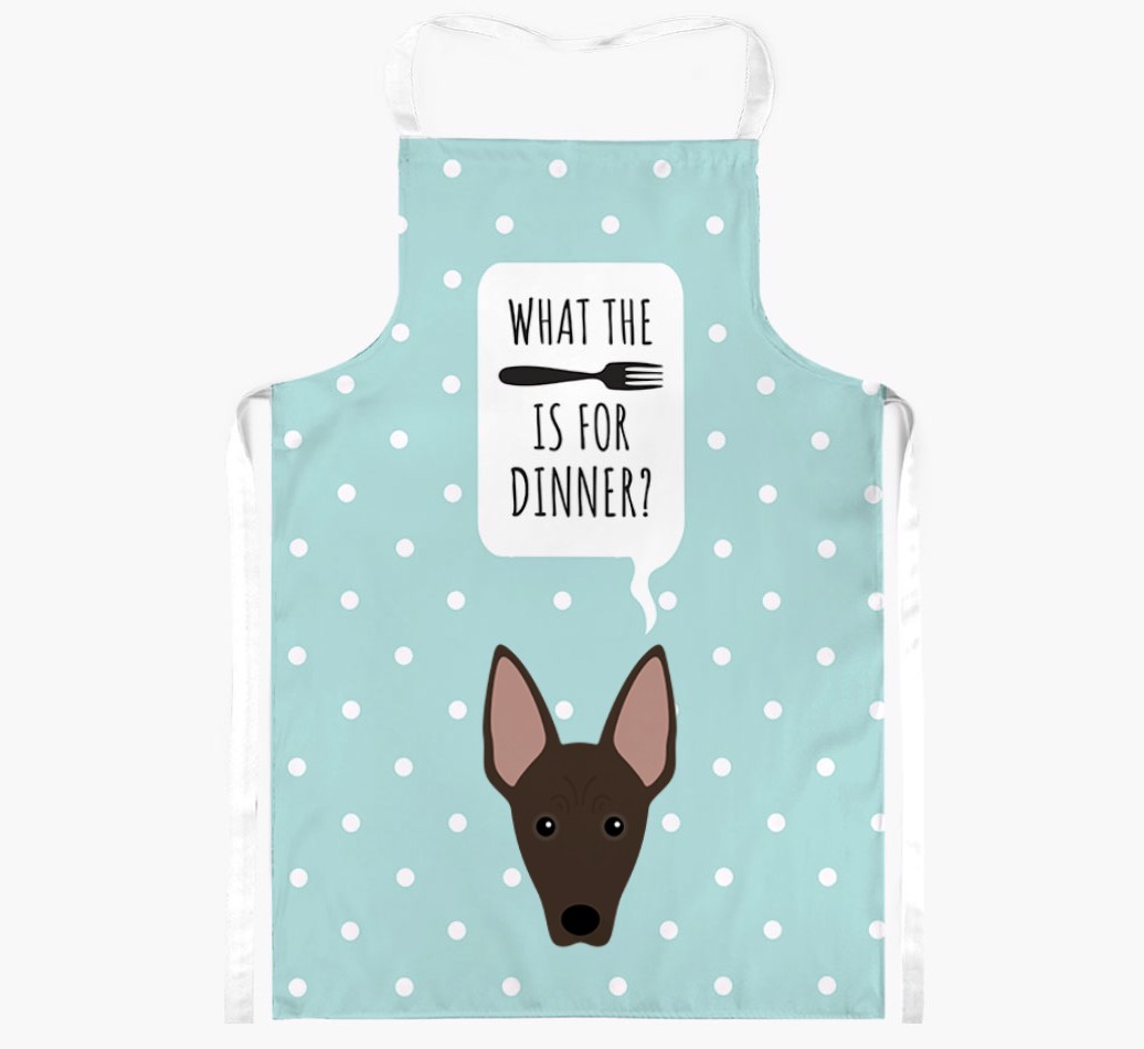 What's for Dinner: Personalized {breedFullName} Apron