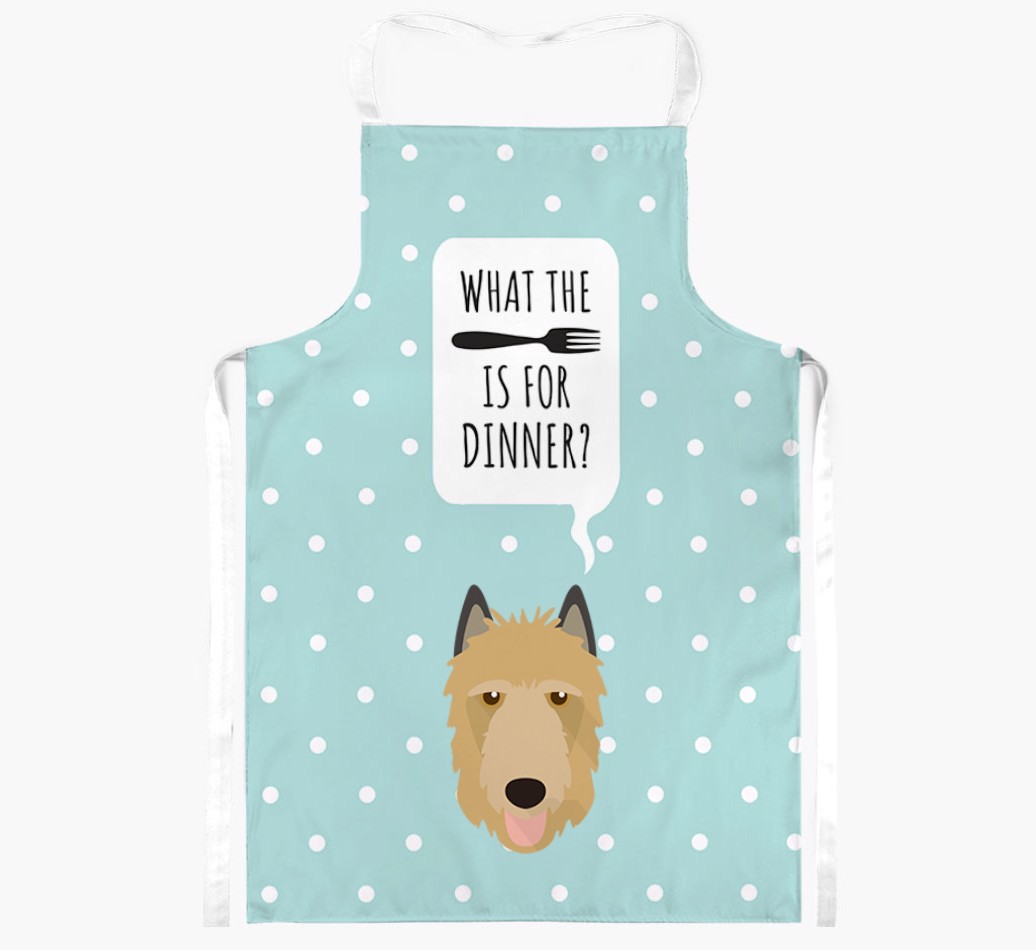 What's for Dinner: Personalized {breedFullName} Apron