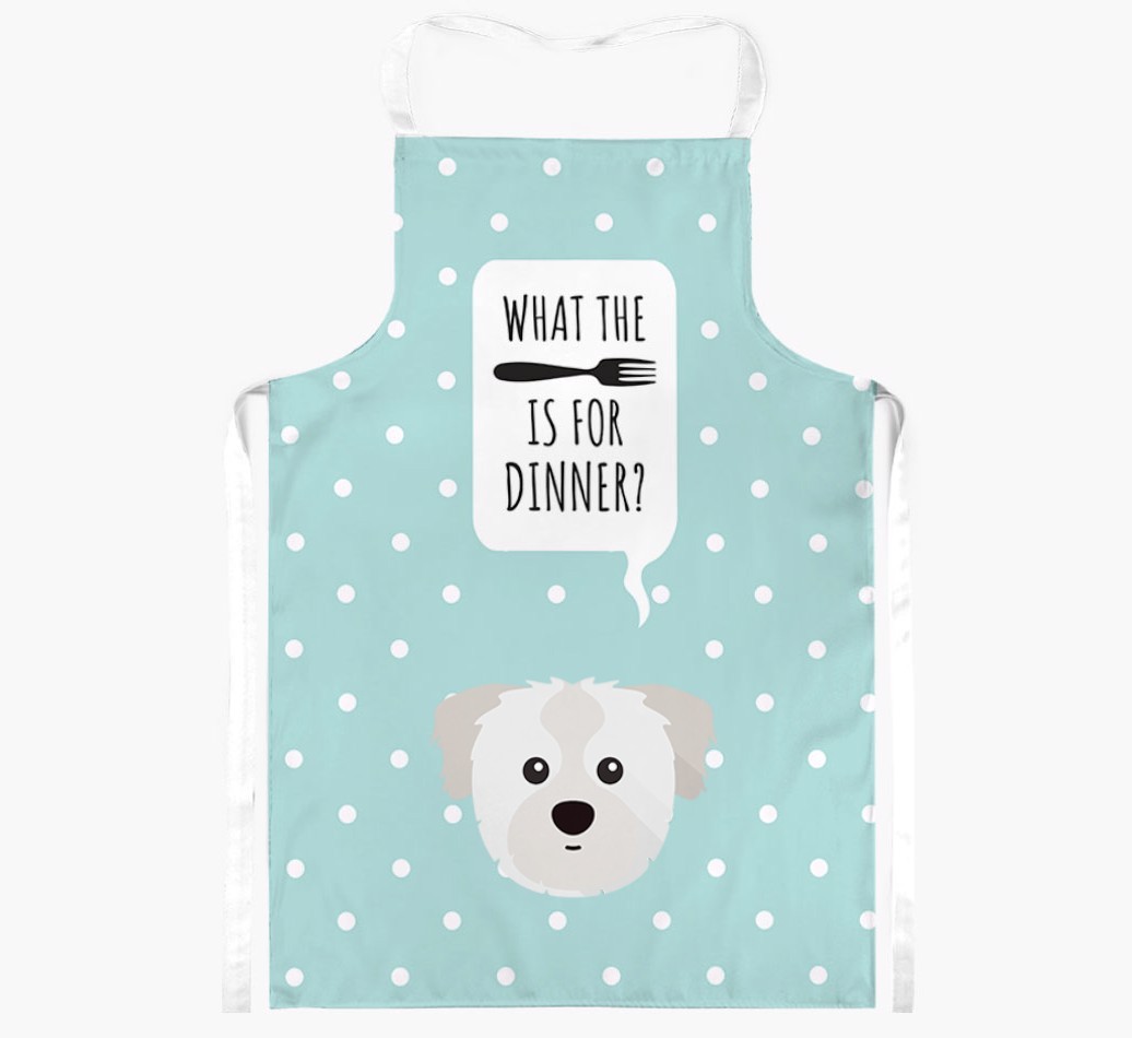 What's for Dinner: Personalized {breedFullName} Apron