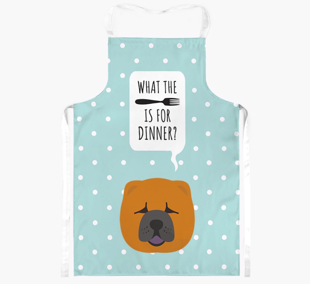 What's for Dinner: Personalised {breedFullName} Apron