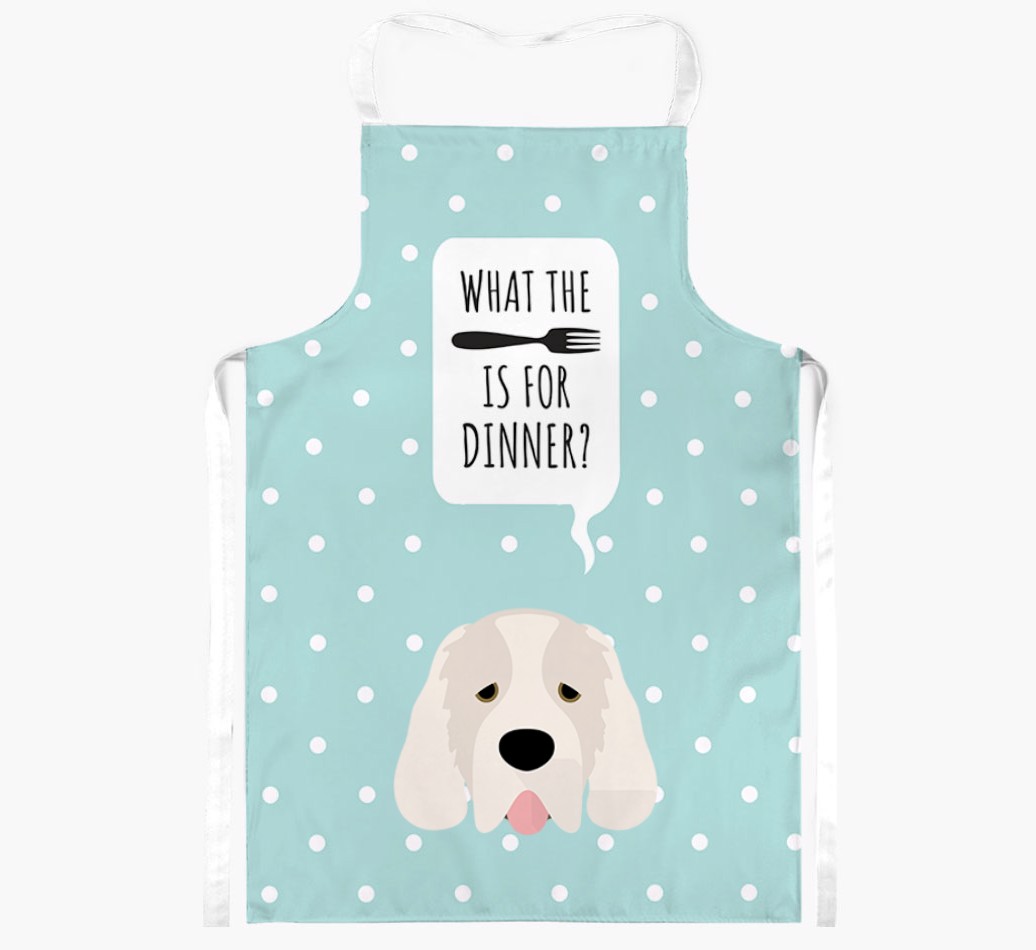 What's for Dinner: Personalized {breedFullName} Apron