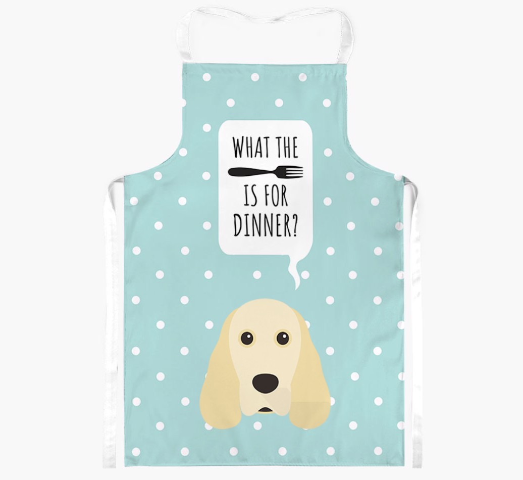 What's for Dinner: Personalized {breedFullName} Apron
