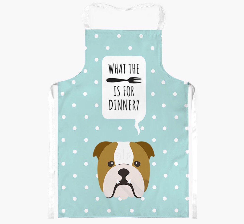 What's for Dinner: Personalised {breedFullName} Apron