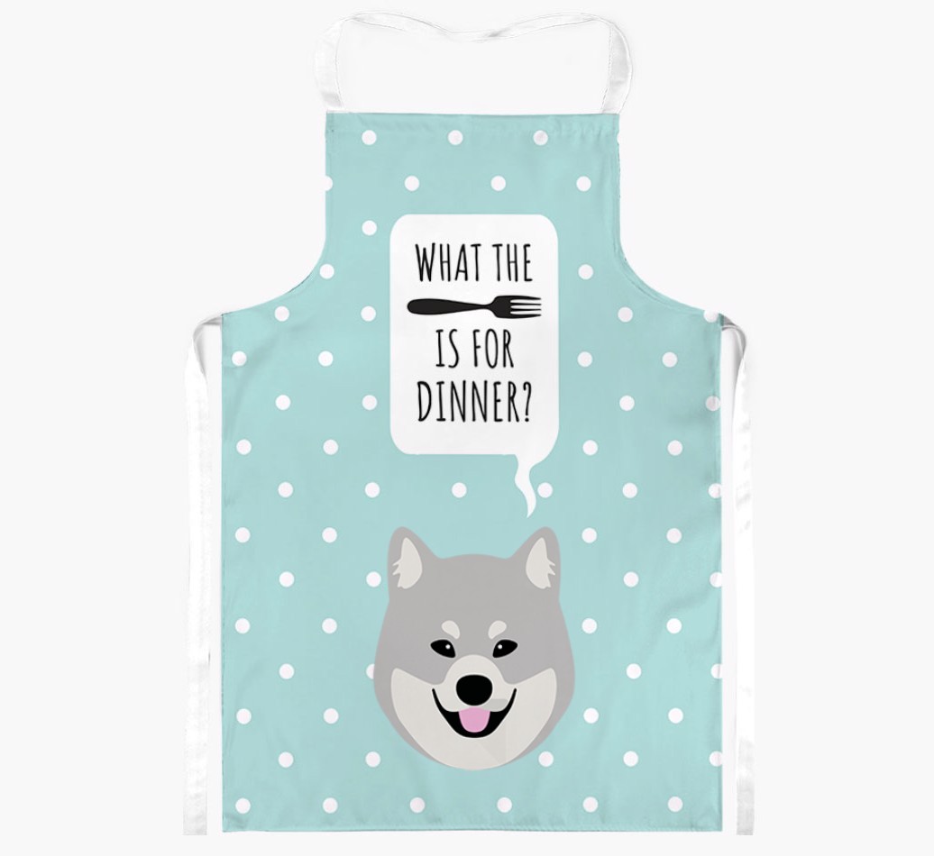 What's for Dinner: Personalised {breedFullName} Apron