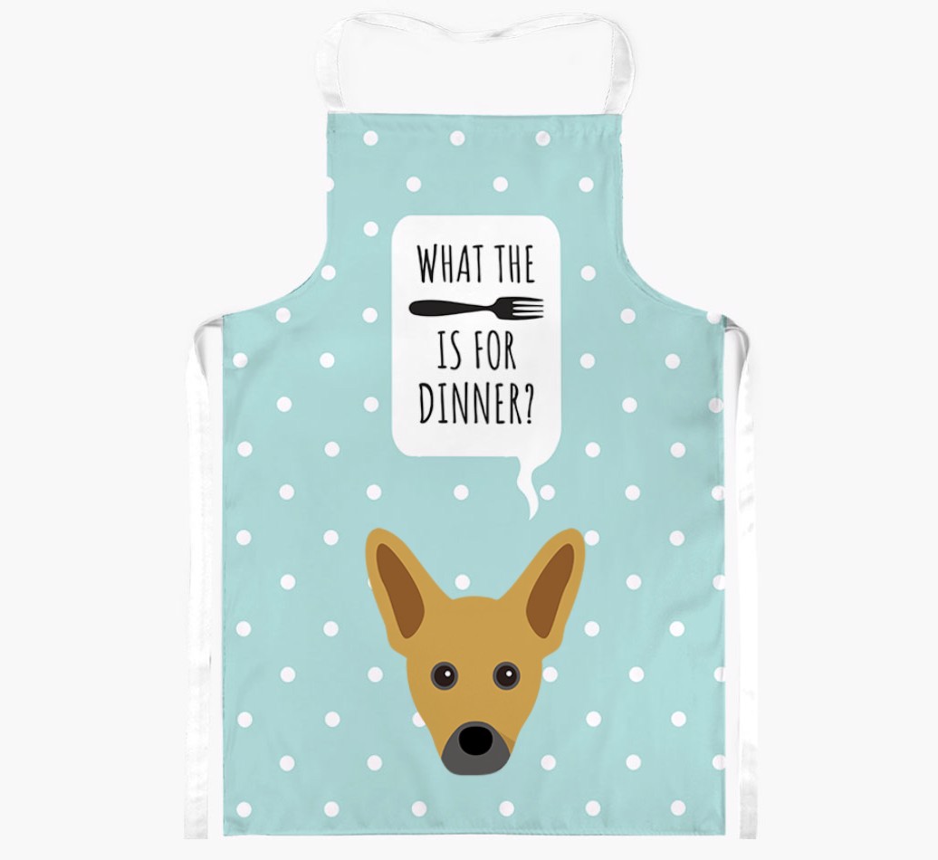 What's for Dinner: Personalized {breedFullName} Apron