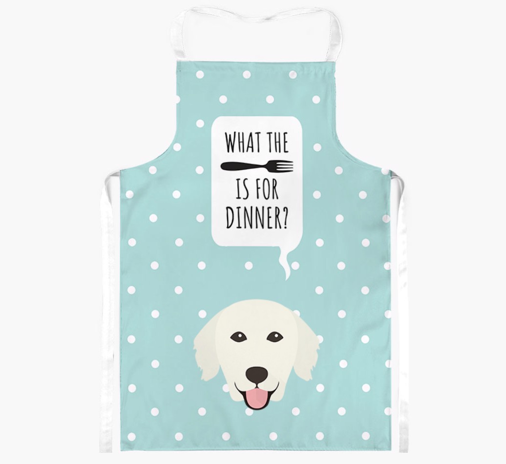 What's for Dinner: Personalized {breedFullName} Apron