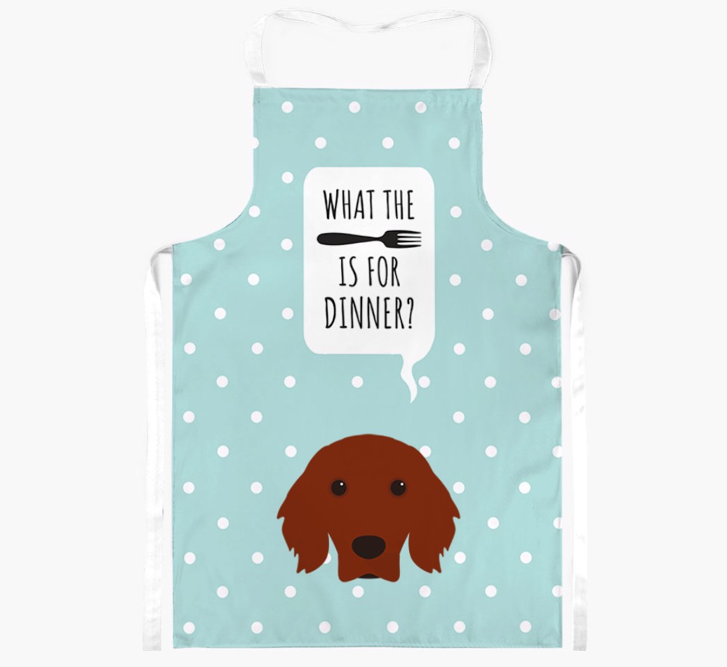 What's for Dinner: Personalised {breedFullName} Apron