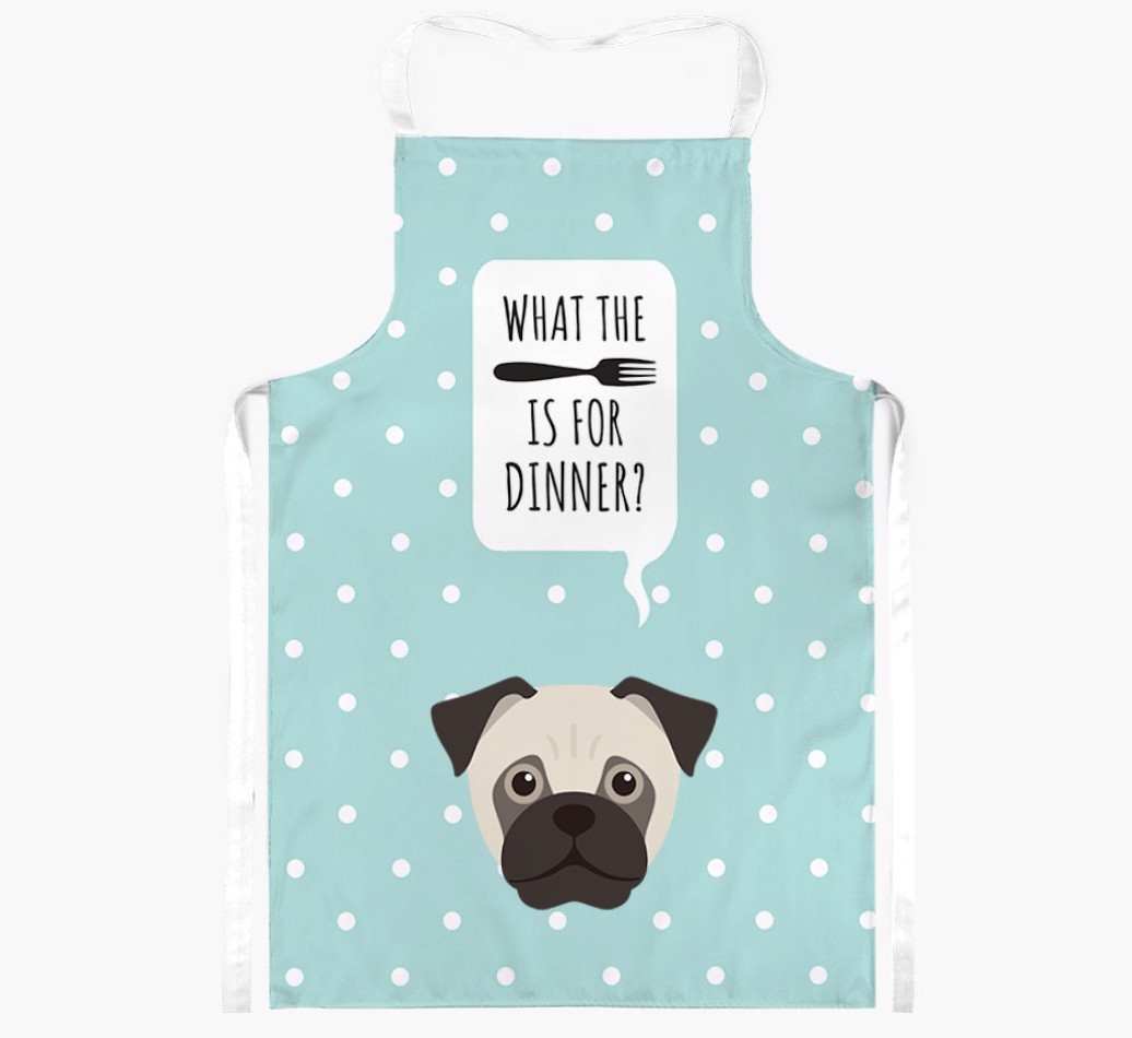 What's for Dinner: Personalized {breedFullName} Apron