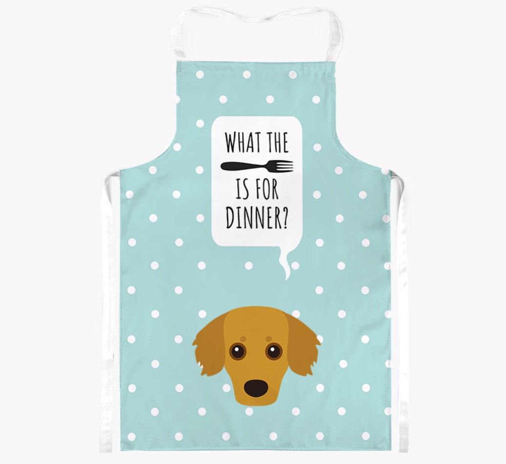 What's for Dinner: Personalised {breedFullName} Apron