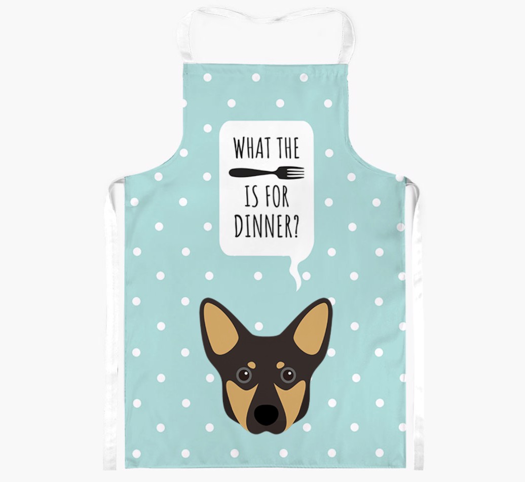 What's for Dinner: Personalized {breedFullName} Apron
