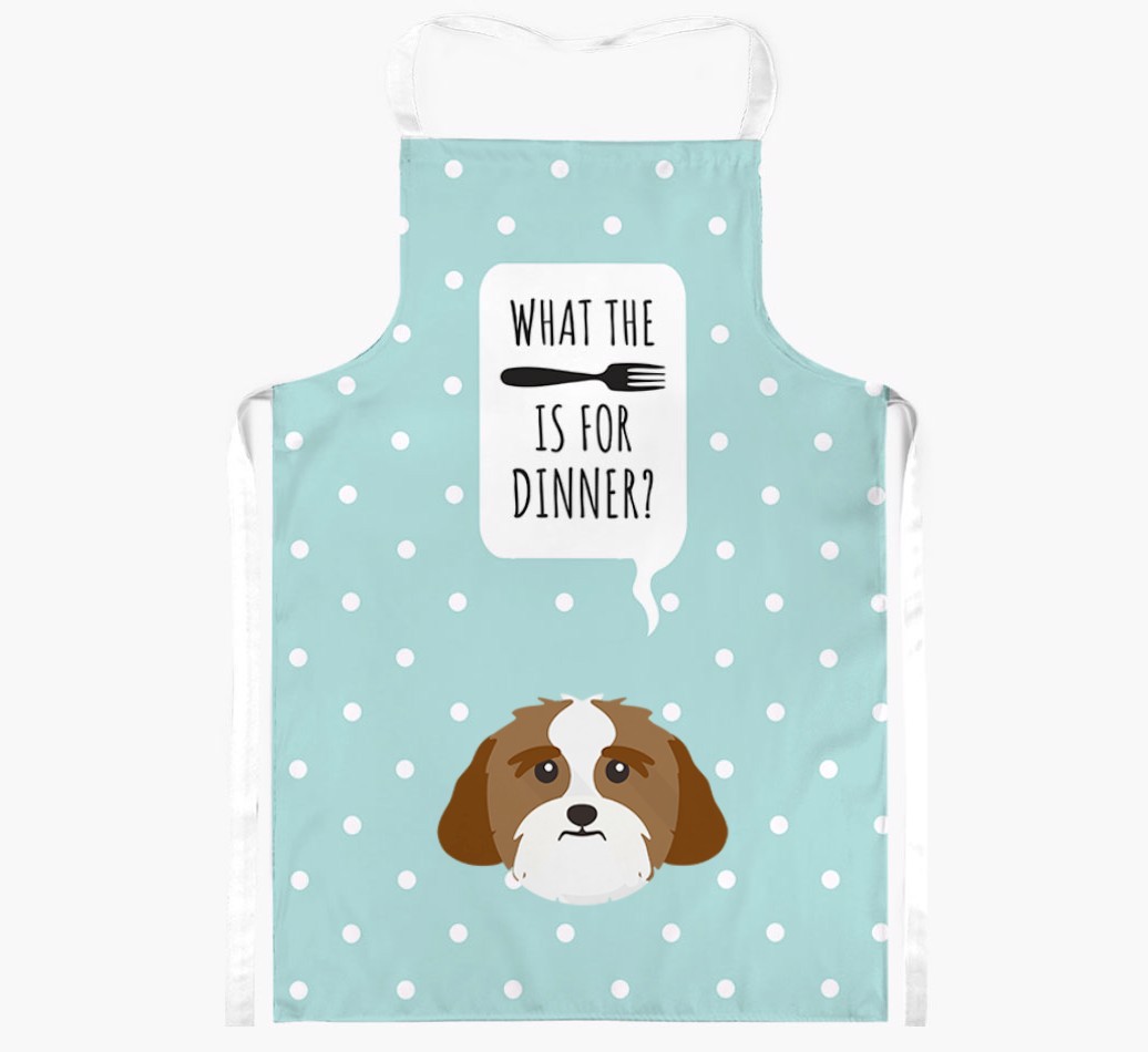 What's for Dinner: Personalised {breedFullName} Apron
