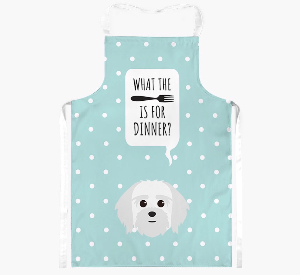 What's for Dinner: Personalized {breedFullName} Apron