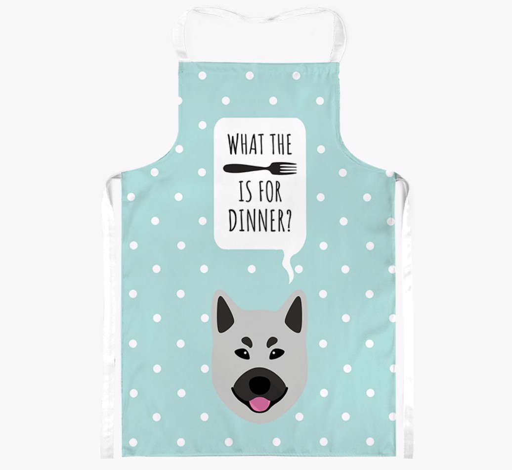 What's for Dinner: Personalised {breedFullName} Apron