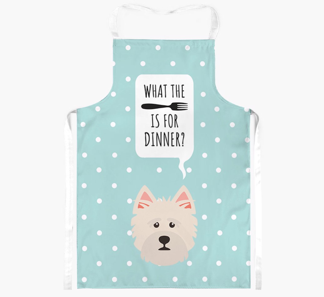 What's for Dinner: Personalised {breedFullName} Apron