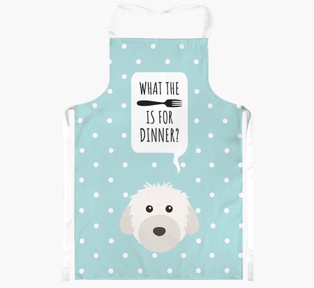 What's for Dinner: Personalized {breedFullName} Apron