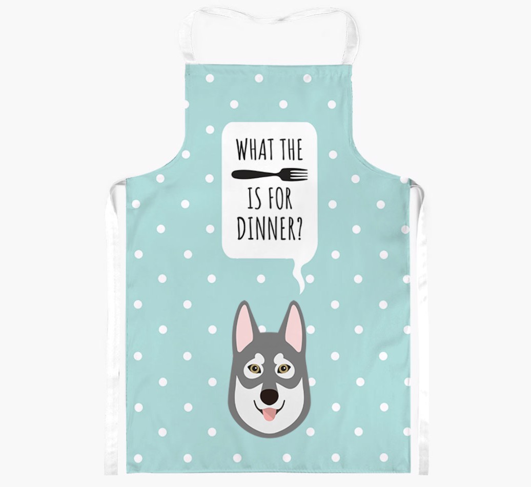 What's for Dinner: Personalized {breedFullName} Apron
