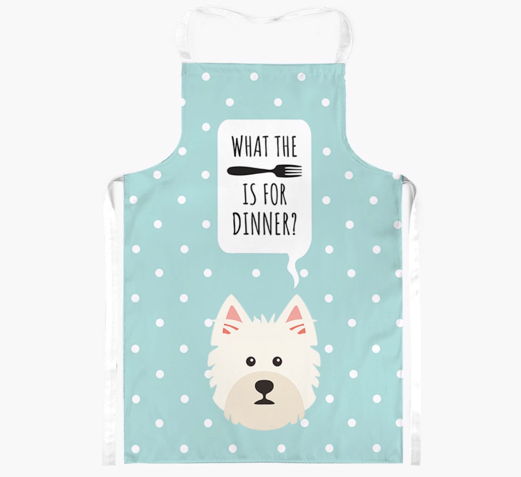 What's for Dinner: Personalised {breedFullName} Apron