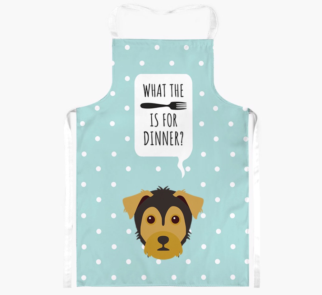 What's for Dinner: Personalized {breedFullName} Apron