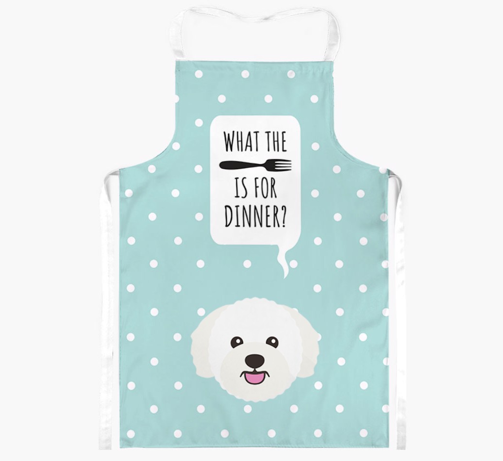 What's for Dinner: Personalized {breedFullName} Apron