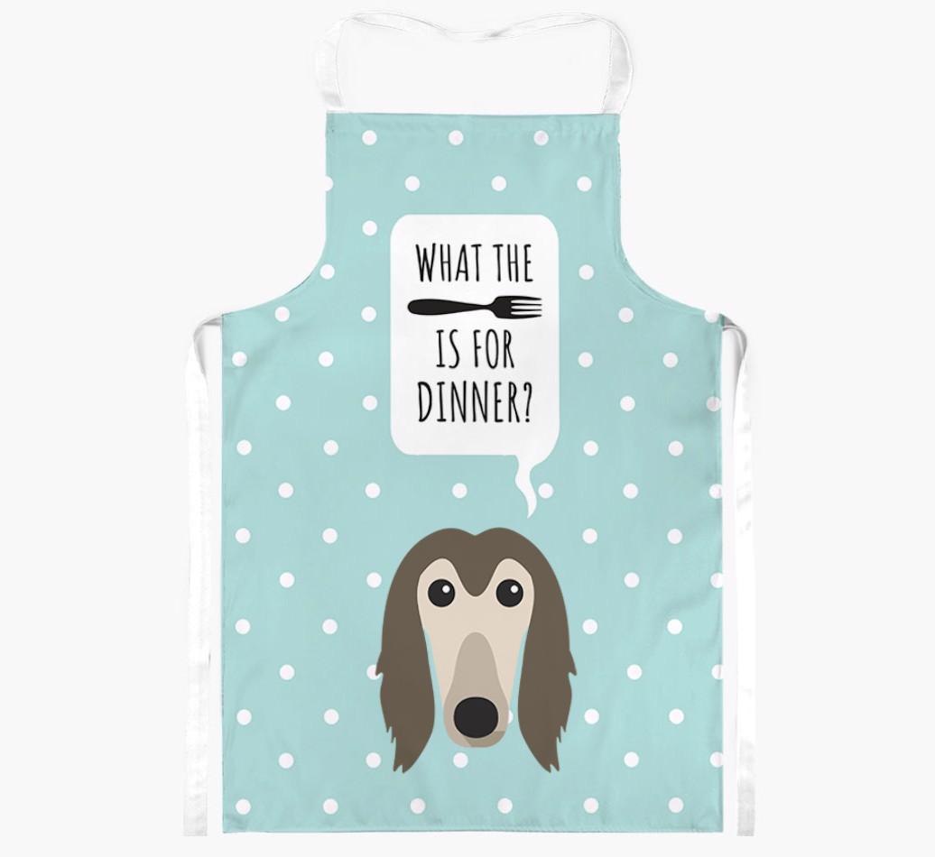 What's for Dinner: Personalized {breedFullName} Apron