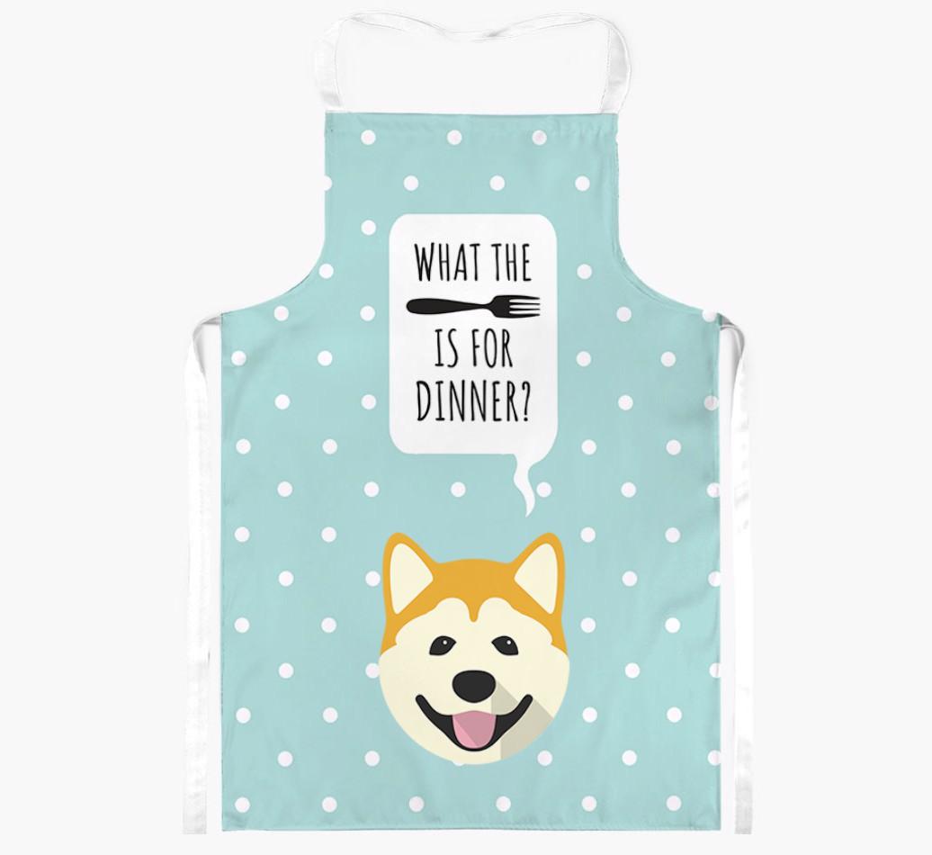 What's for Dinner: Personalized {breedFullName} Apron