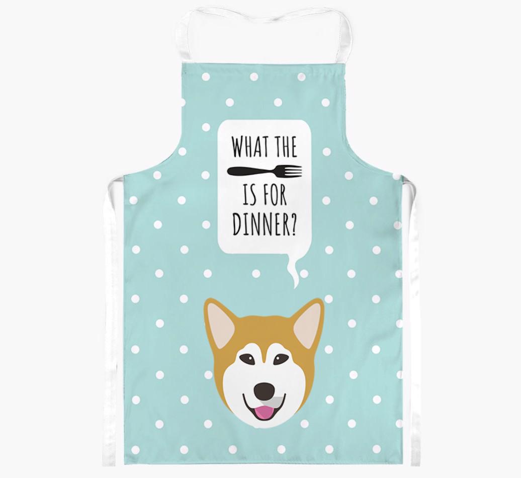 What's for Dinner: Personalized {breedFullName} Apron