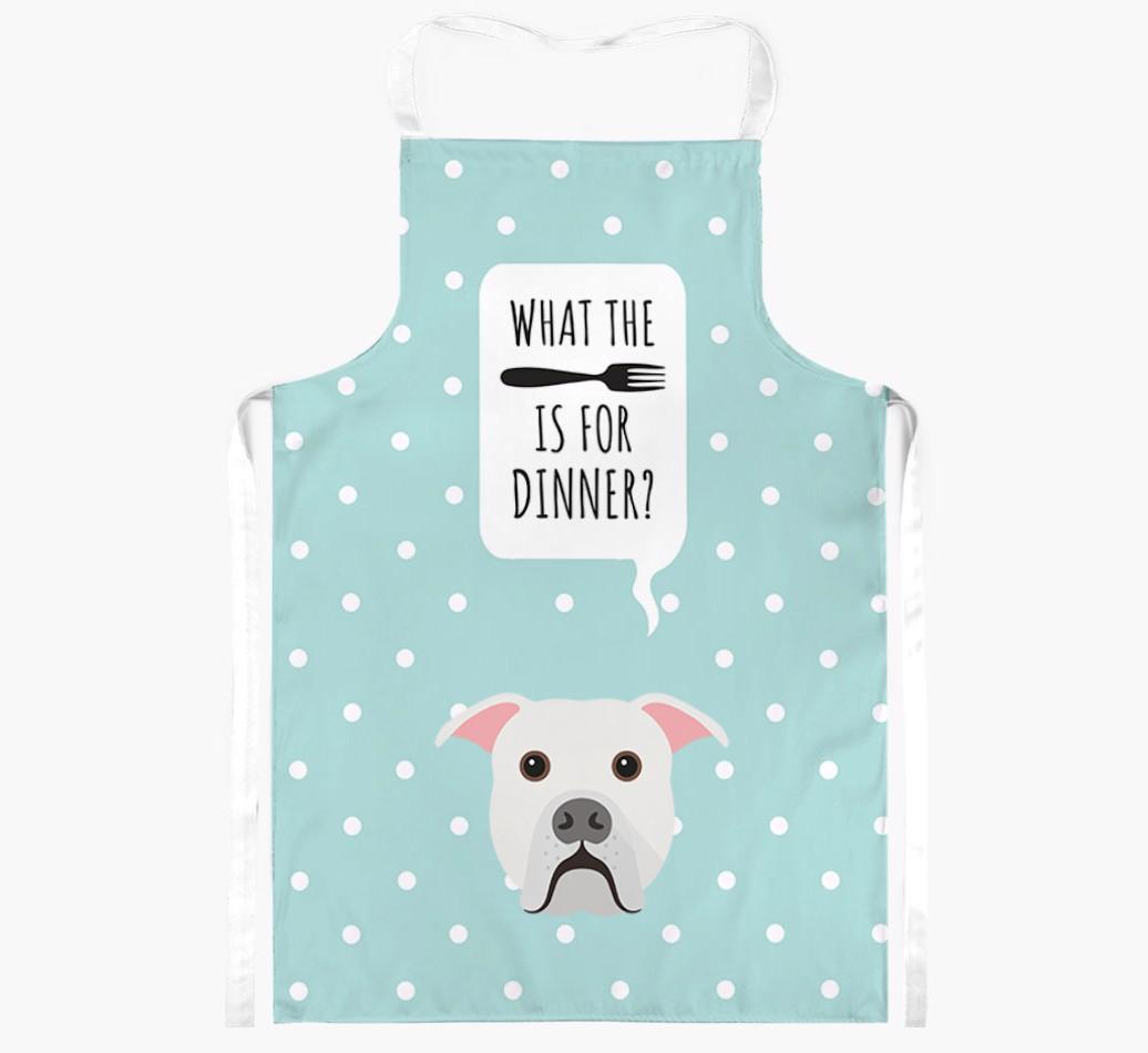 What's for Dinner: Personalized {breedFullName} Apron