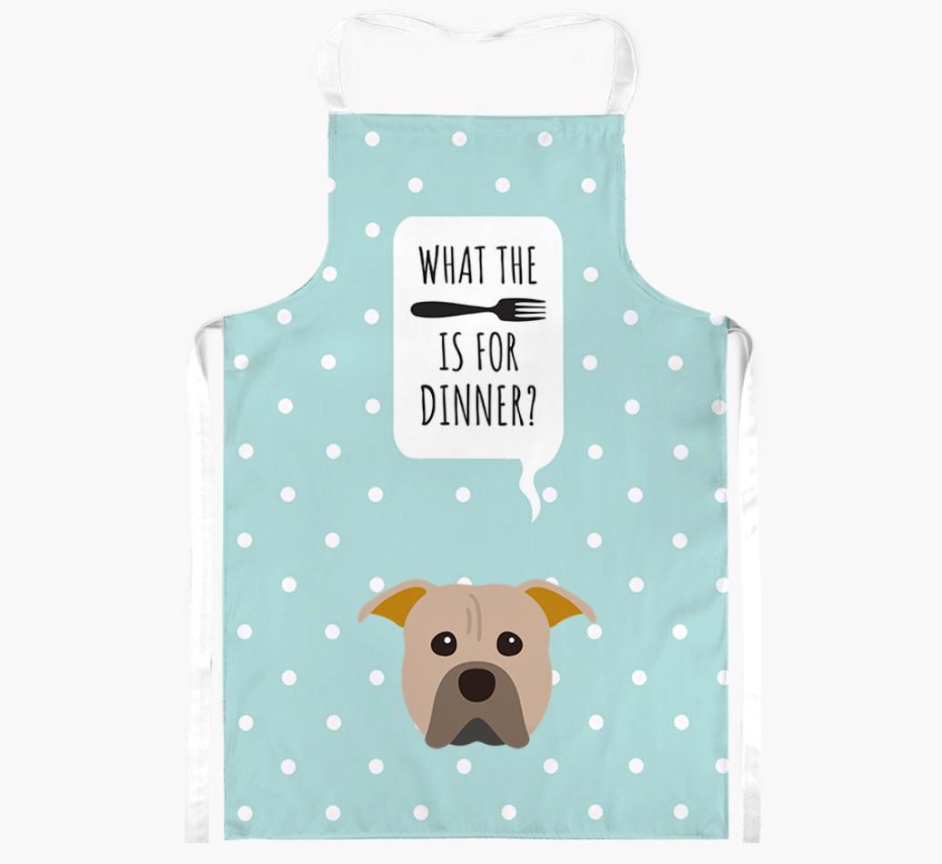 What's for Dinner: Personalized {breedFullName} Apron