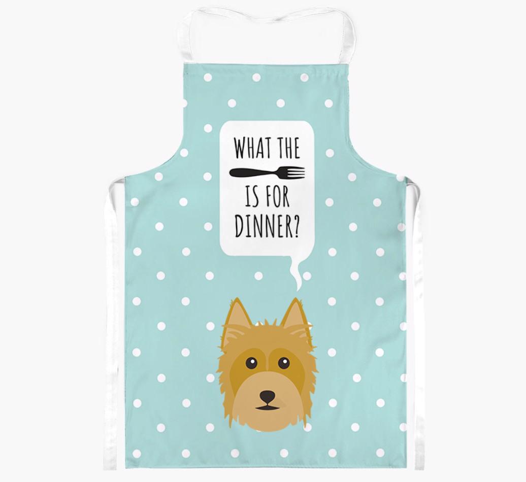 What's for Dinner: Personalized {breedFullName} Apron